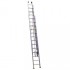 Лестница алюминиевая трехсекционная выдвижная с тросом 3321 (5,96*15,2 м)